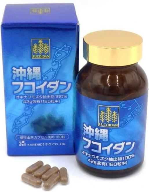 日本訂購 沖繩褐藻素高效濃縮丸 Okinawa Fucoidan Capsule 42g [平行進口］